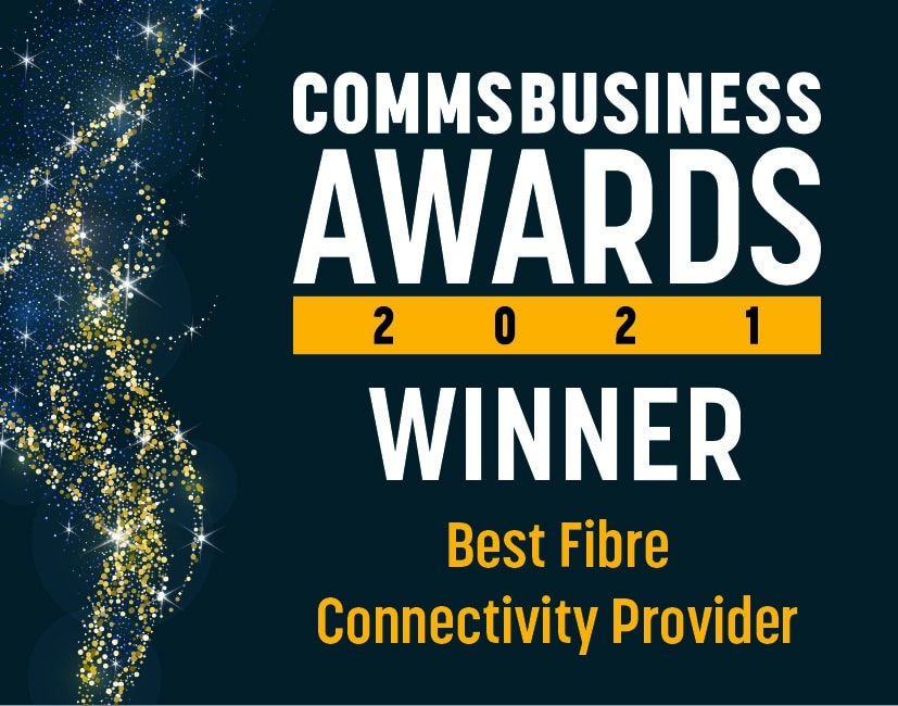 Commsbusiness awards 2021 - Best Fibre Connectivity Provider Winner